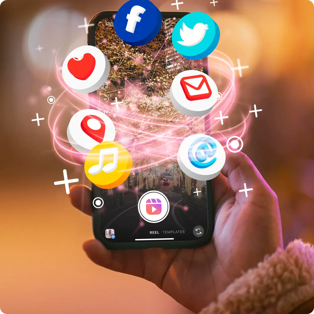 Posting a Cowri story video on social media