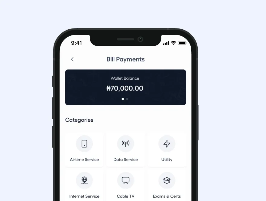 Pay bills and buy examination PINS