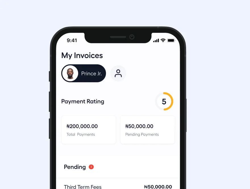 Safe keep tuition payment receipts and records