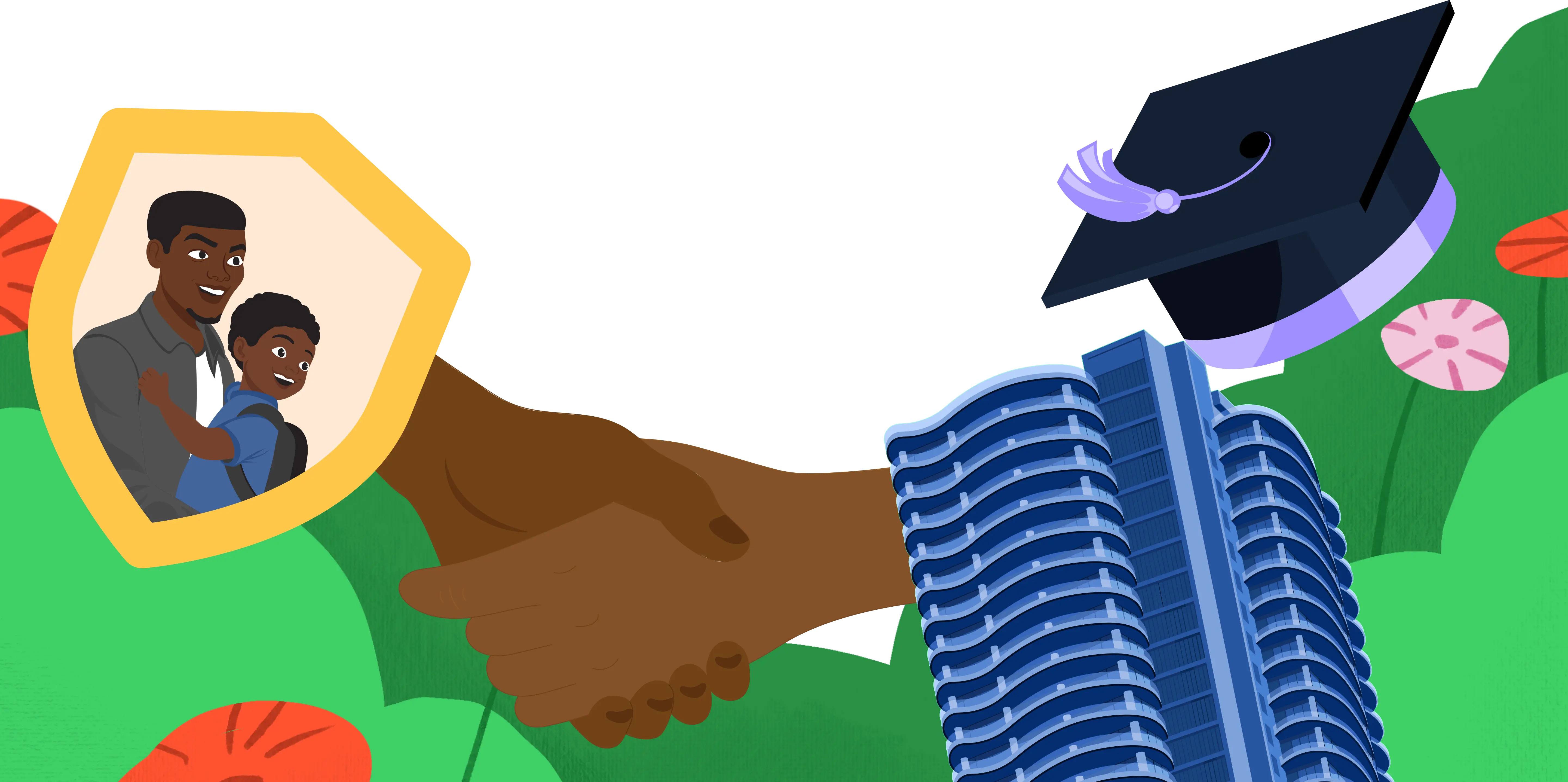 Shared mandate hero illustration